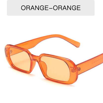 Women's Retro Small Frame Sunglasses - Colorful Candy Fashion Shades