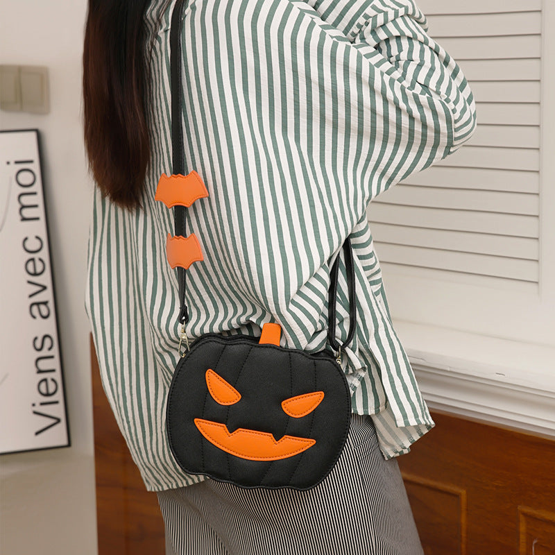 2024 Halloween Pumpkin Crossbody Bag - Fun & Creative Design