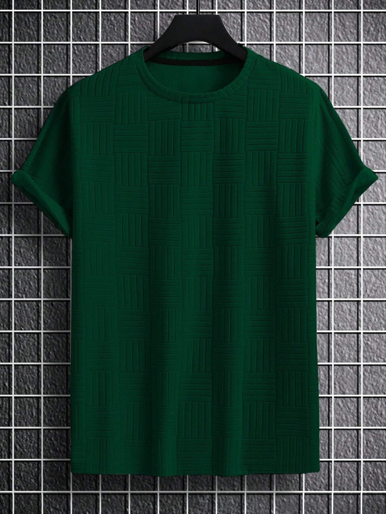 Men's Towel Cloth T-Shirt - Sporty & Casual with Unique Style