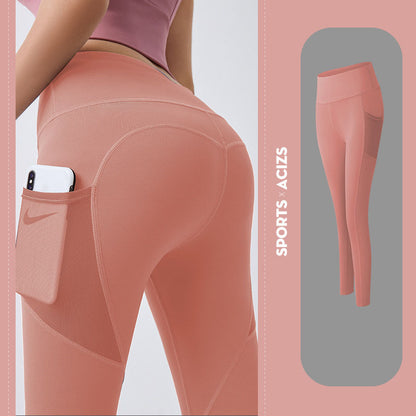 Women's Yoga Pants with Pockets - High Waist Tummy Control Gym Leggings