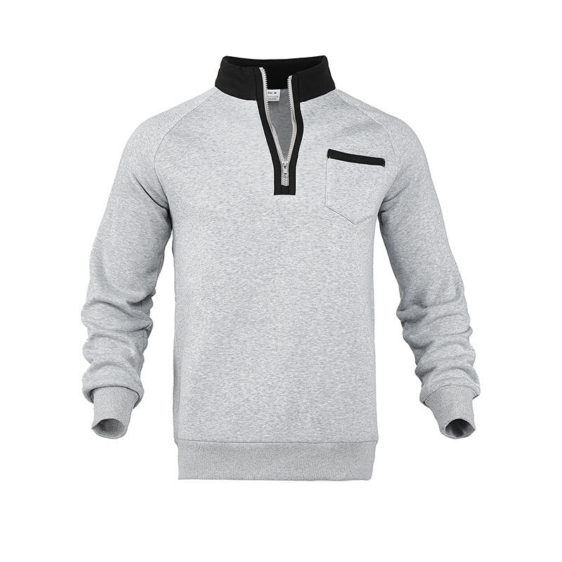 Men's Casual Sports Hoodie - Warm, Brushed Fleece for Comfort