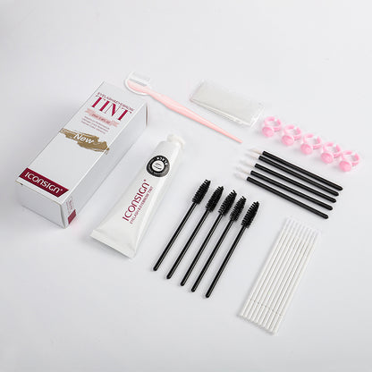 Lashes Eyebrow Tint Kit Professional Fast Perming Dye Brow Mascara Tattoo Cream Waterproof Long Lasting 60 To 90 Days