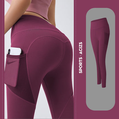 Women's Yoga Pants with Pockets - High Waist Tummy Control Gym Leggings