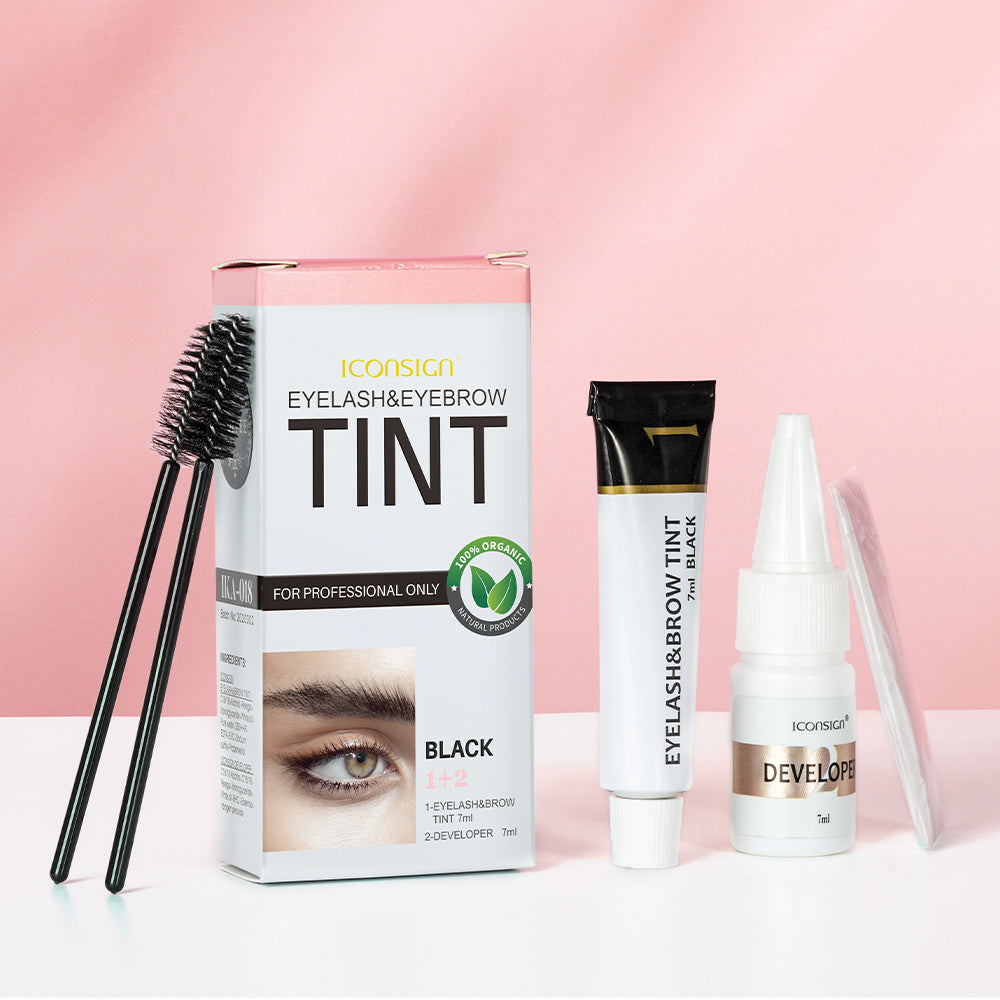 Eyelash Eyebrow Dye Tint Kit Brow Lamination Mascara Lift Tinting Tattoo Dye Eyes Makeup Tools