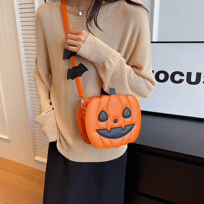 2024 Halloween Pumpkin Crossbody Bag - Fun & Creative Design