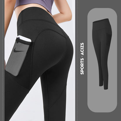 Women's Yoga Pants with Pockets - High Waist Tummy Control Gym Leggings