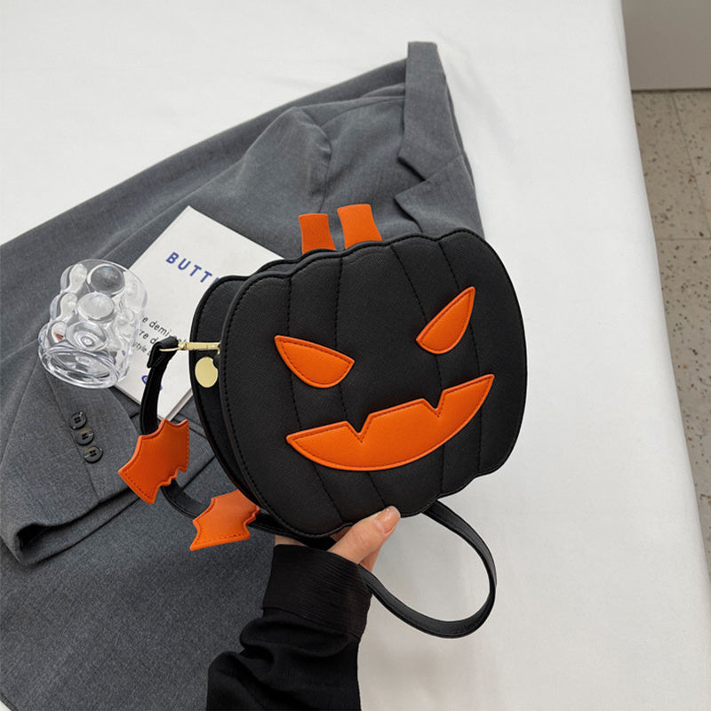 2024 Halloween Pumpkin Crossbody Bag - Fun & Creative Design