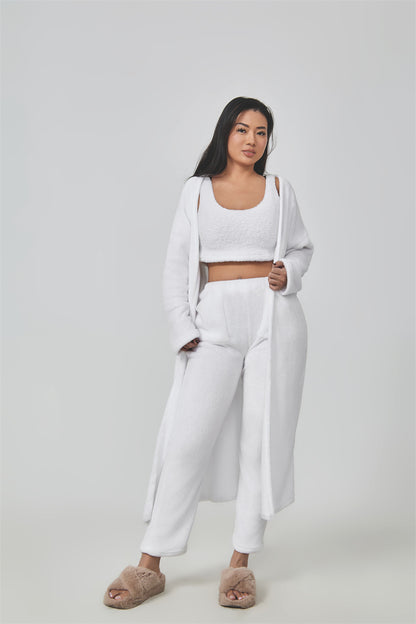 Women's 3-Piece Cozy Pajama & Lounge Set - Warm Winter Loungewear